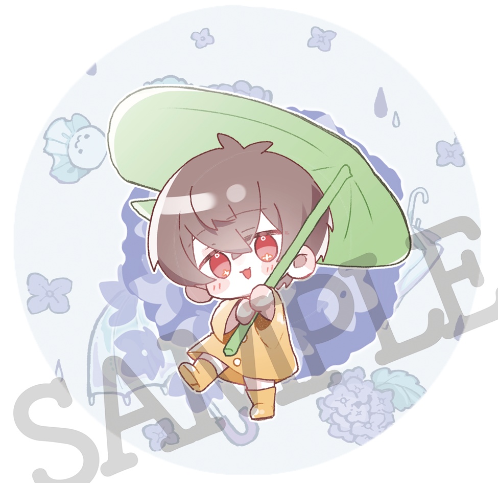 【完売🎉缶バッジ2種:2025限定梅雨あっくん♡】