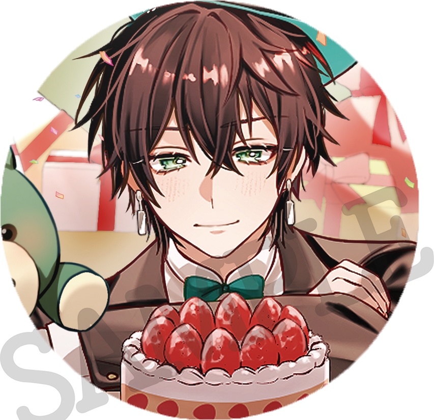 【ランダム缶バッジ(全5種):4周年&お誕生日あっくん♡】