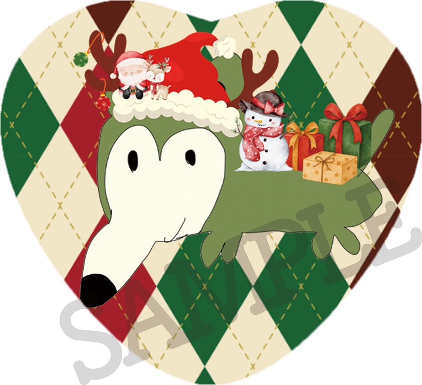 【お1人様3セットまで/クリスマスばぶたん3点セット🎄】アクキー&缶バッジ&アクスタセット