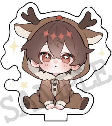 【お1人様3セットまで/クリスマスばぶたん3点セット🎄】アクキー&缶バッジ&アクスタセット