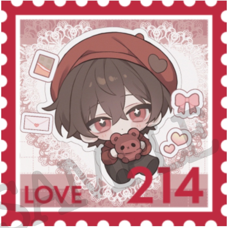 【お1人様3セットまで/バレンタインばぶたん3点セット🍫】アクキー&缶バッジ&アクスタセット