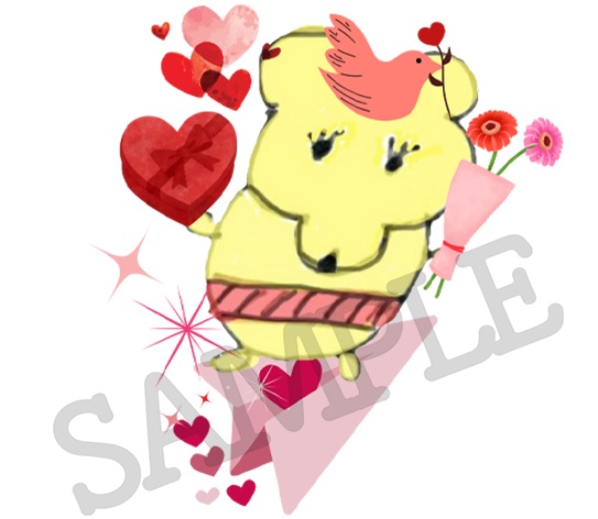 【お1人様3セットまで/バレンタインちゅーさん🍫】アクリルキーホルダー