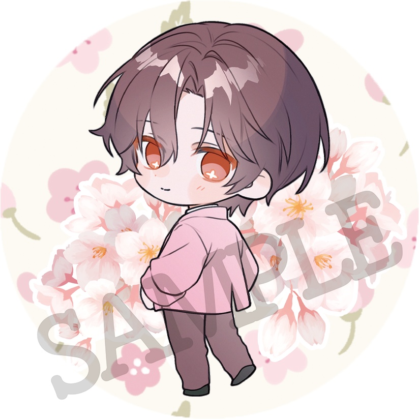 【お1人様3セットまで/桜あっくん3点セット🌸】アクキー&缶バッジ&アクスタセット