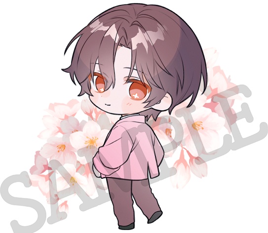 【お1人様3セットまで/桜あっくん3点セット🌸】アクキー&缶バッジ&アクスタセット