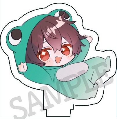 【お1人様3セットまで/つゆばぶたん3点セット☔️】アクキー&缶バッジ&アクスタセット