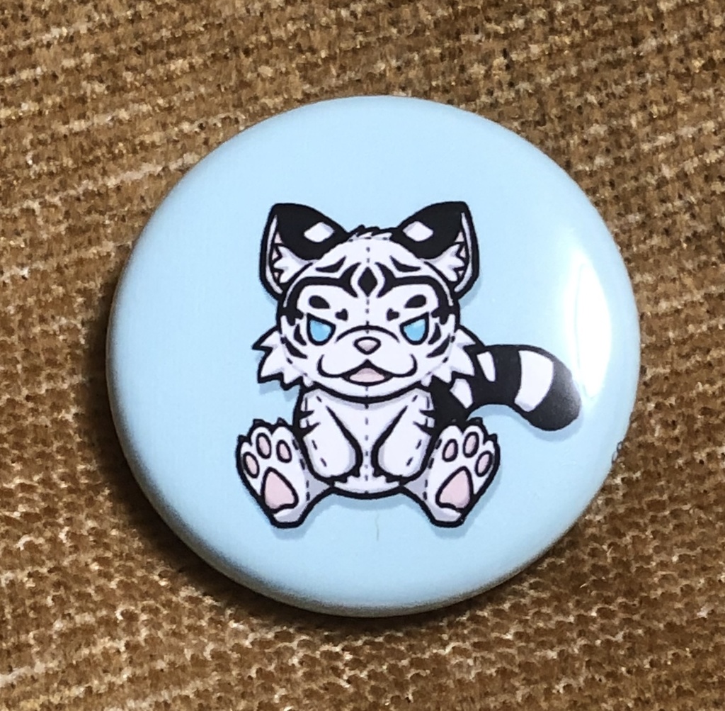 ぬいぐるみ風缶バッジ25mm