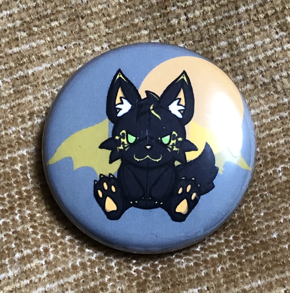 ぬいぐるみ風缶バッジ25mm