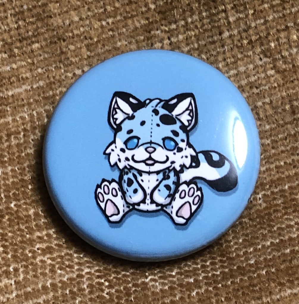 ぬいぐるみ風缶バッジ25mm