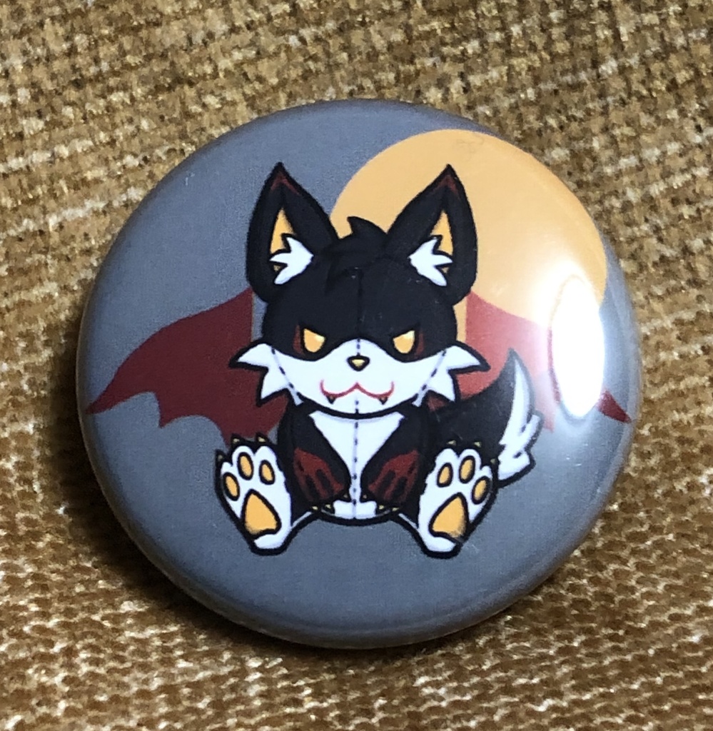 ぬいぐるみ風缶バッジ25mm