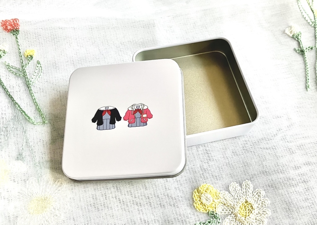 スクエア缶ケース(まふゆ・えむ制服)