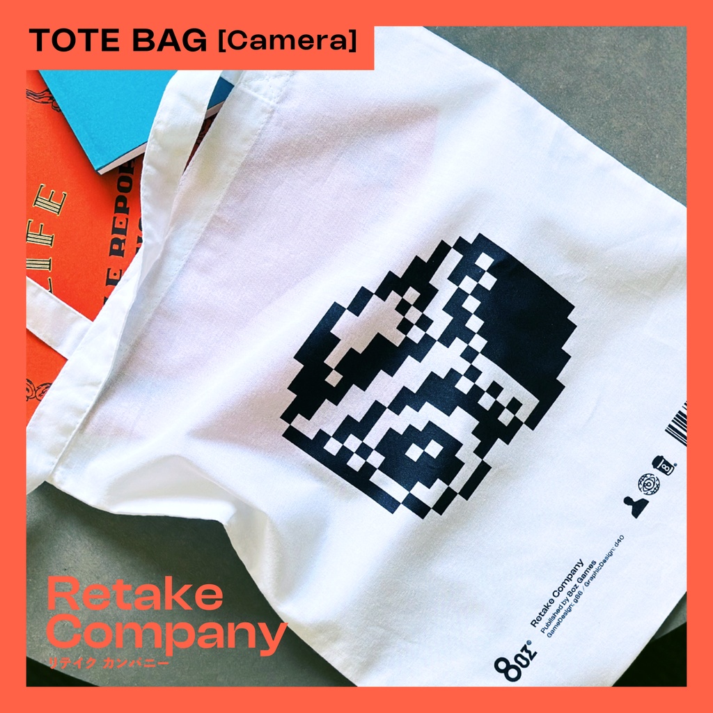 【予約販売┊入荷次第発送】Retake Company&グッズセット(アクキーB/トートCamera)