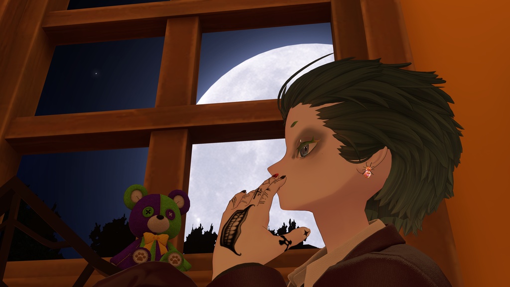 宝石蜘蛛の耳飾り