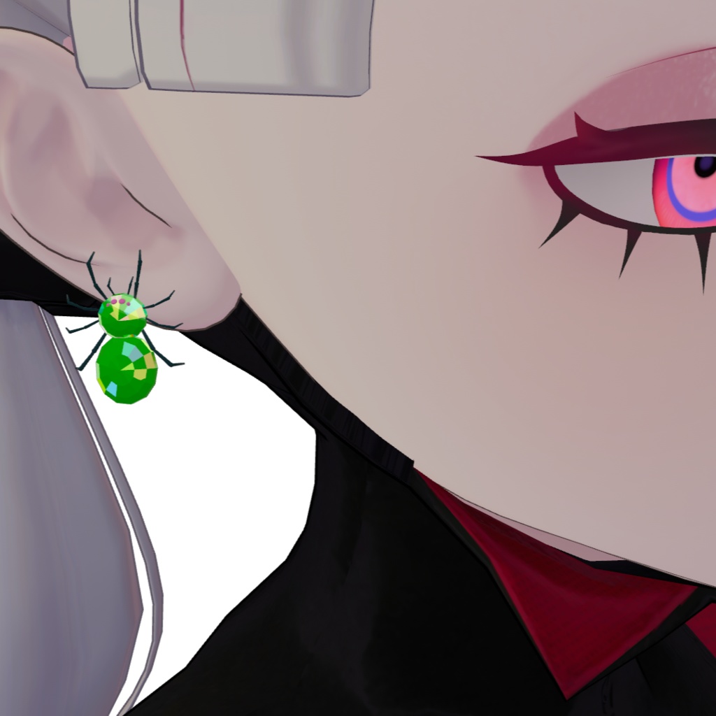 宝石蜘蛛の耳飾り