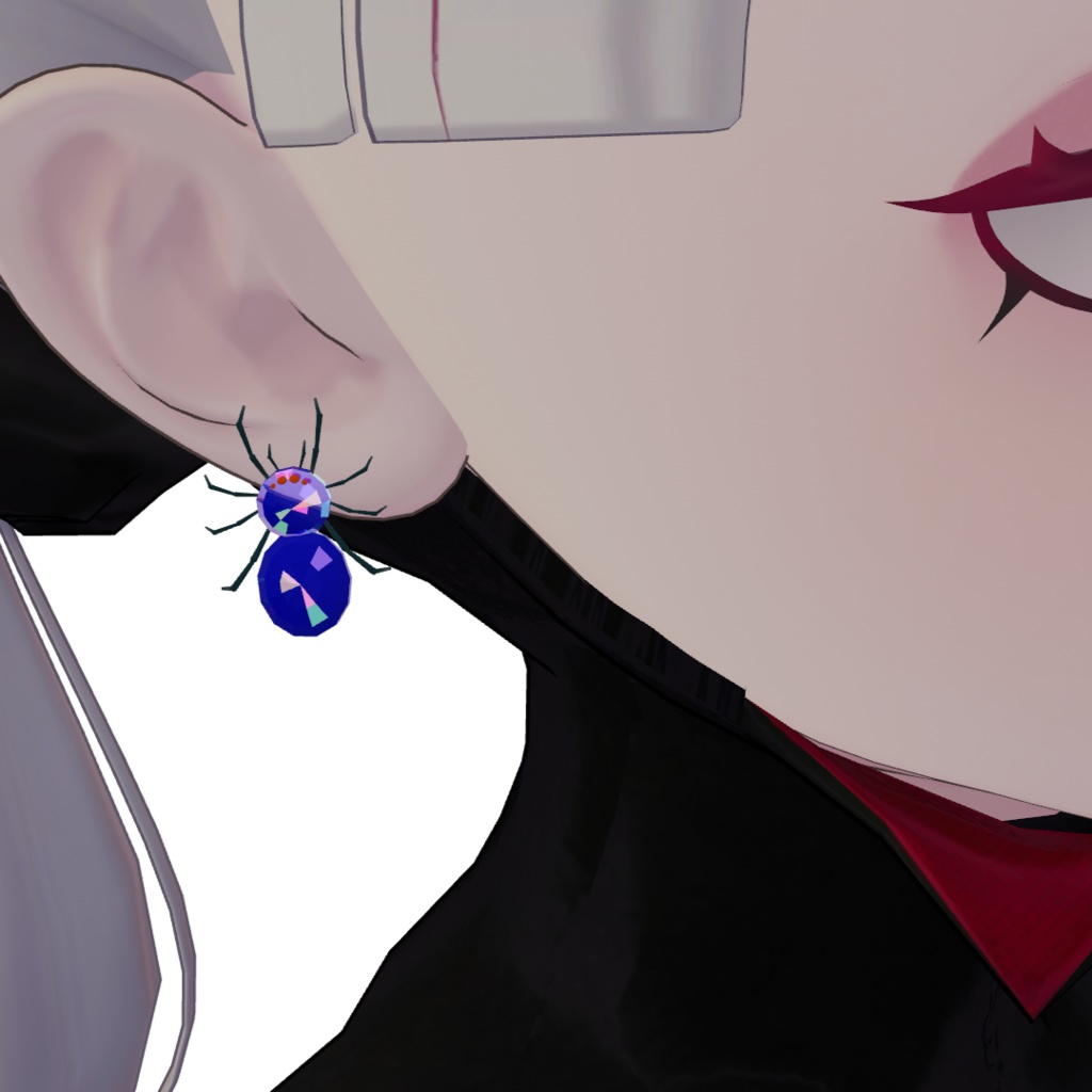 宝石蜘蛛の耳飾り