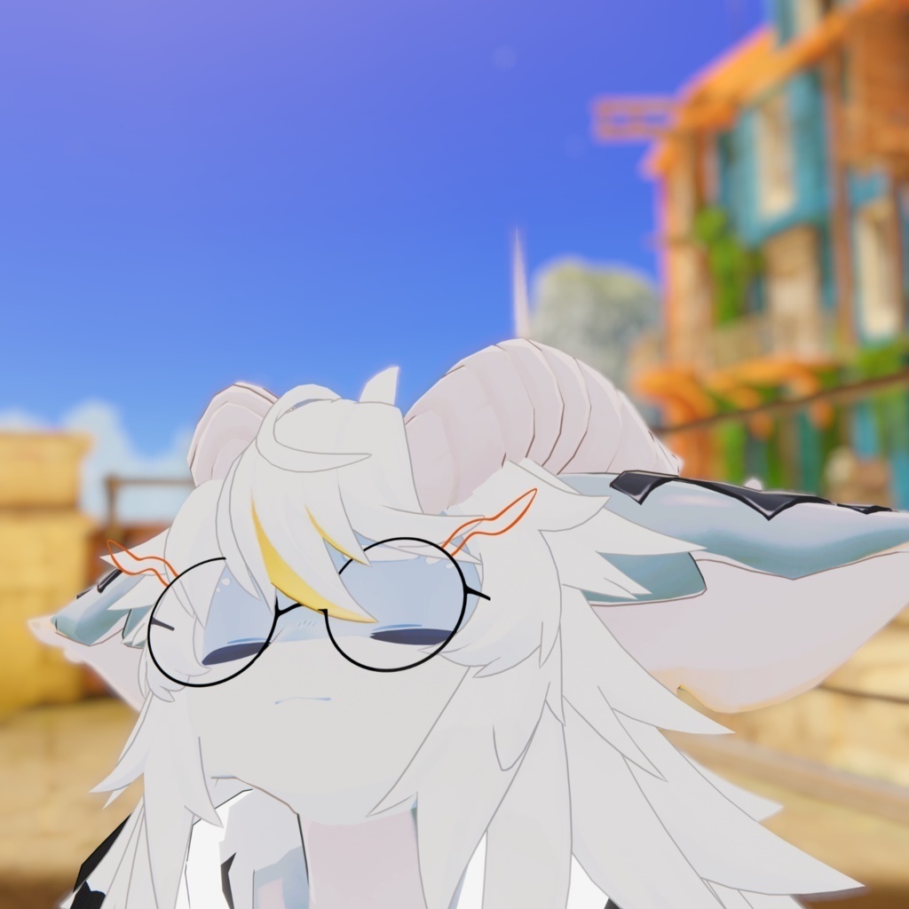 【VRC想定】けものメガネ 【MA設定済】