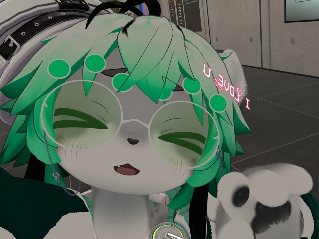 【VRC想定】けものメガネ 【MA設定済】