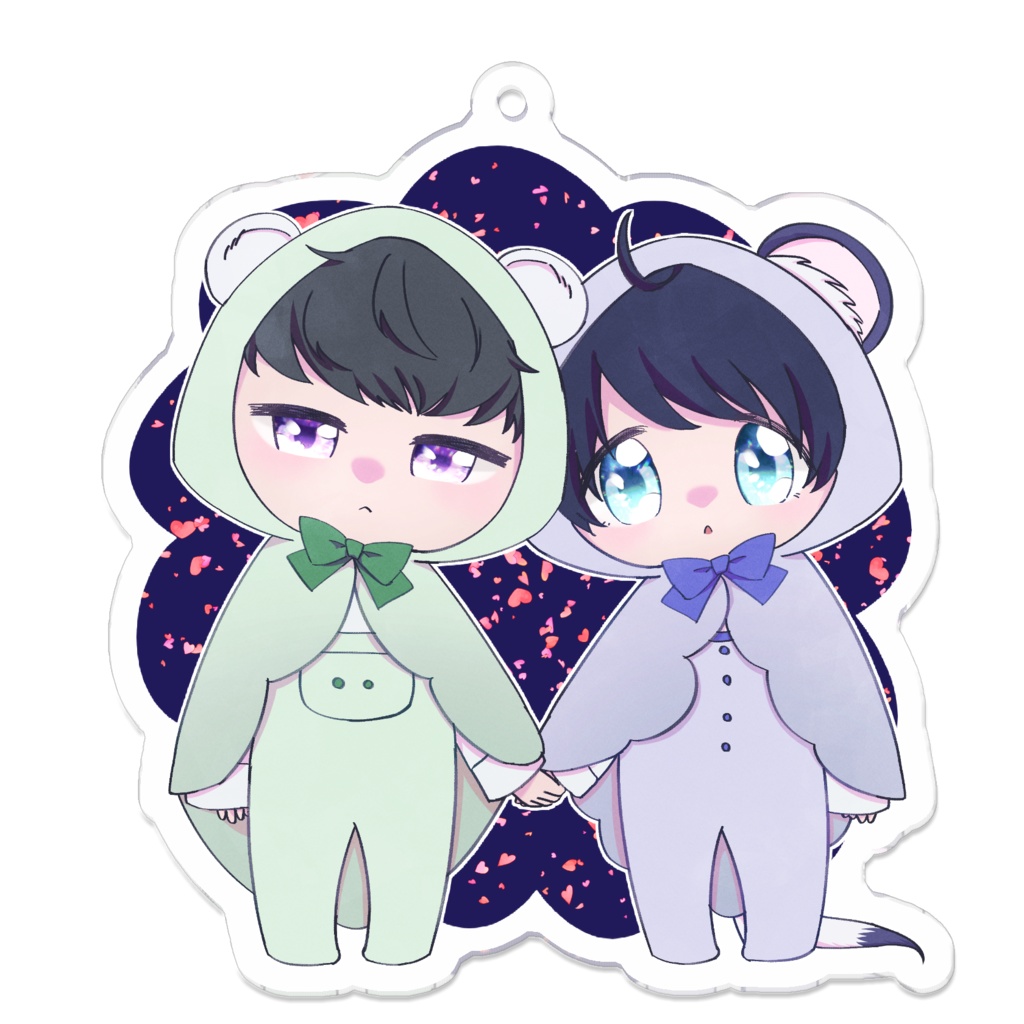 たーつむアクリルキーホルダー