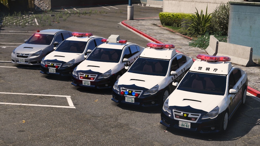 [GTA5]レガシィパトカー パック