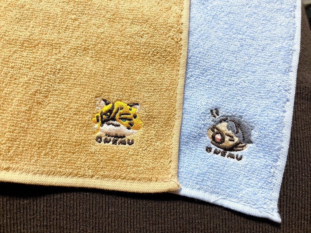 おねむ(ONEMU)刺繍ハンドタオル