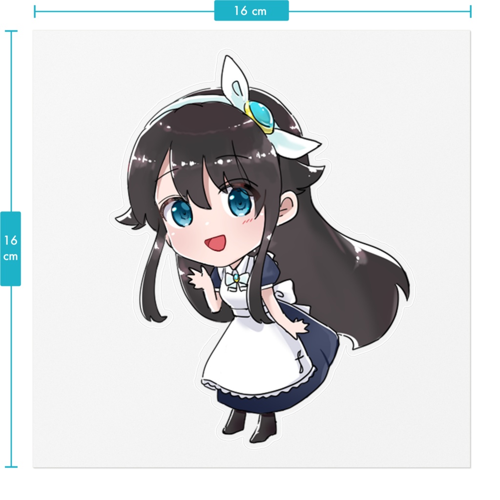 犬神りん(ステッカー)