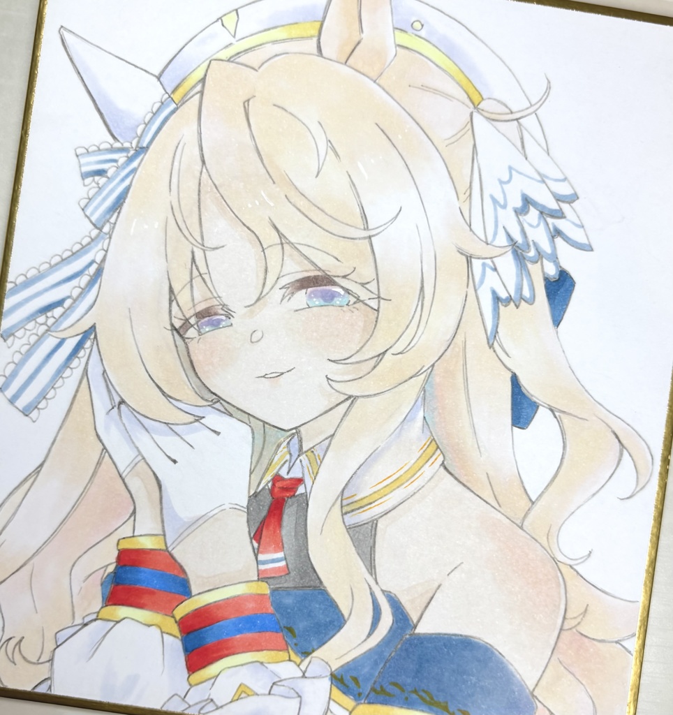 ウマ娘 ヴィクトワールピサ ミニ色紙