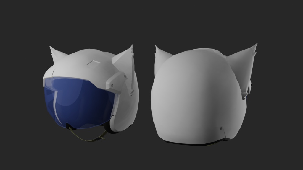 [ 無料 ] ネコ耳対応戦闘機用ヘルメット "J27N JHMCS"