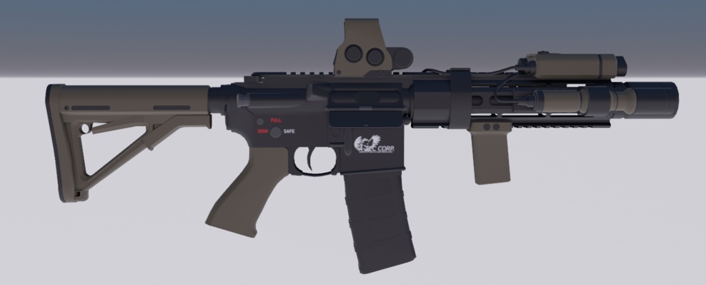 A-TEC HK416D_300BLK. Ver