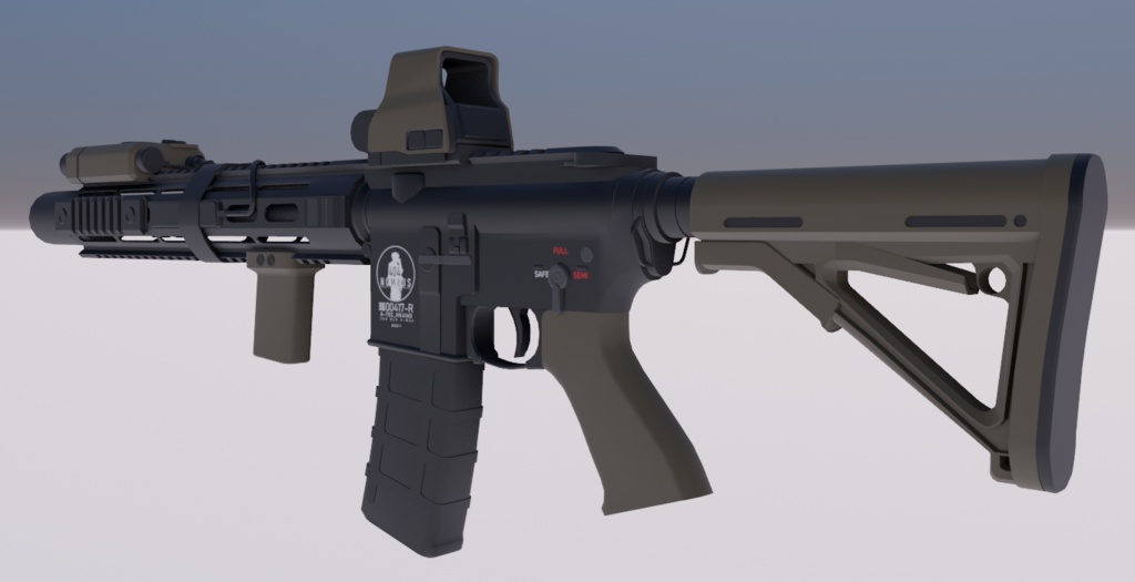 A-TEC HK416D_300BLK. Ver