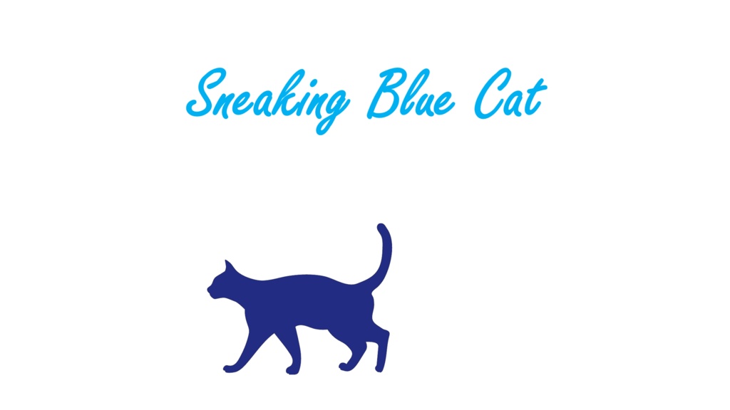 【青問集】Sneaking Blue Cat 【PDF】