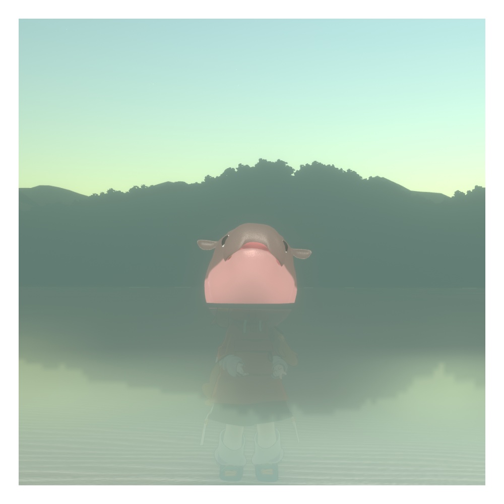 【MA設定済】カバ帽子「トトハット」