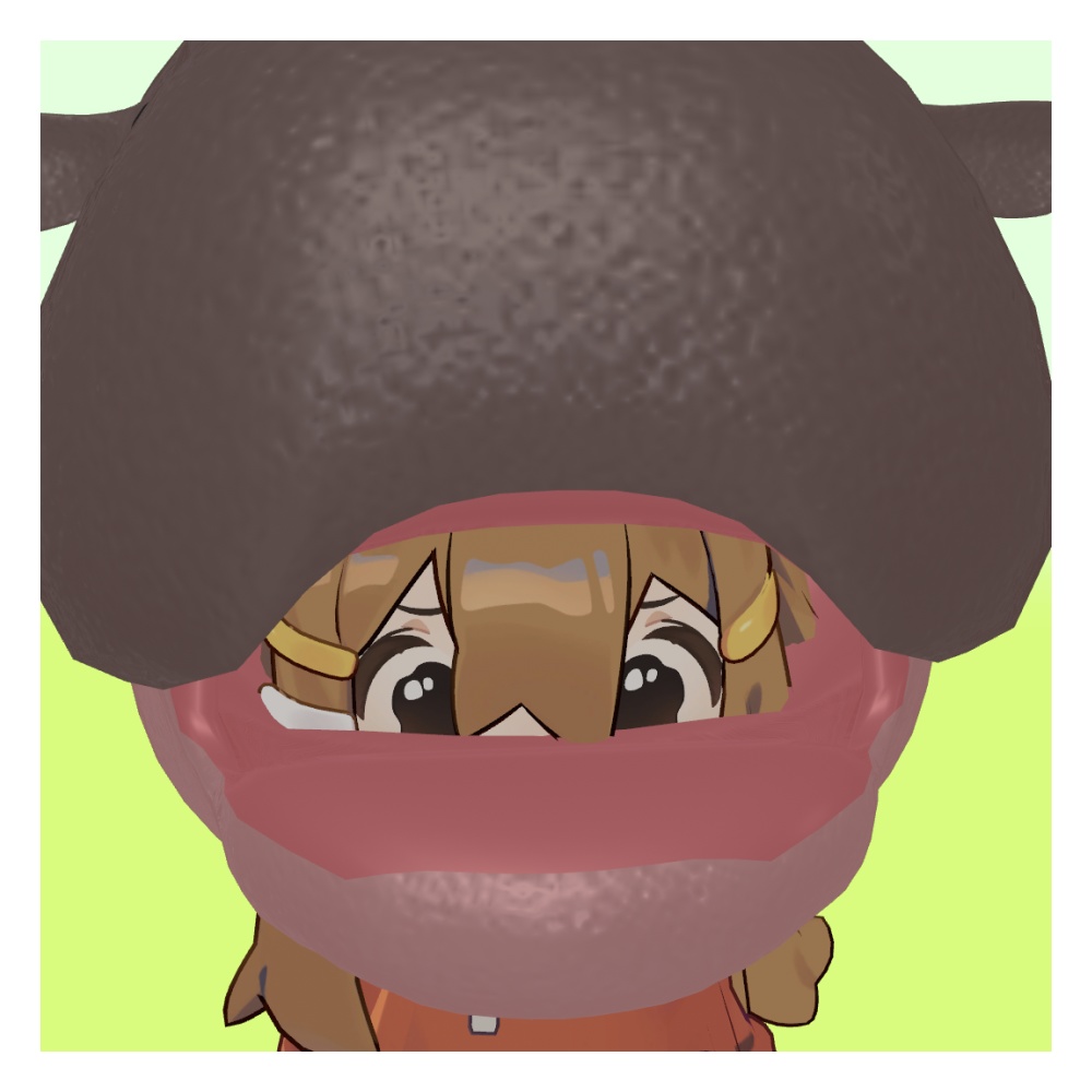 【MA設定済】カバ帽子「トトハット」