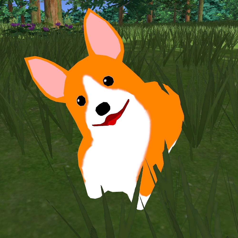 オリジナル3Dモデル「ココローフ」(コーギー)