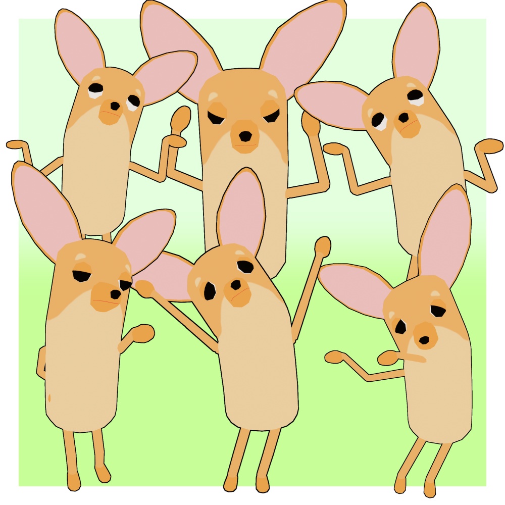 オリジナル3Dモデル「ヴィフルー」(チワワ)