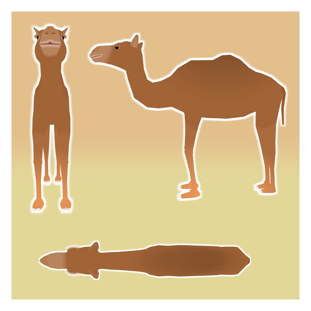 オリジナル3Dモデル「レイデューン」(ラクダ)(12/14までセール)