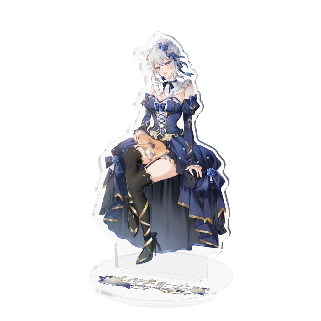 猫耳のりあ（青目・赤目）アクリルフィギュア