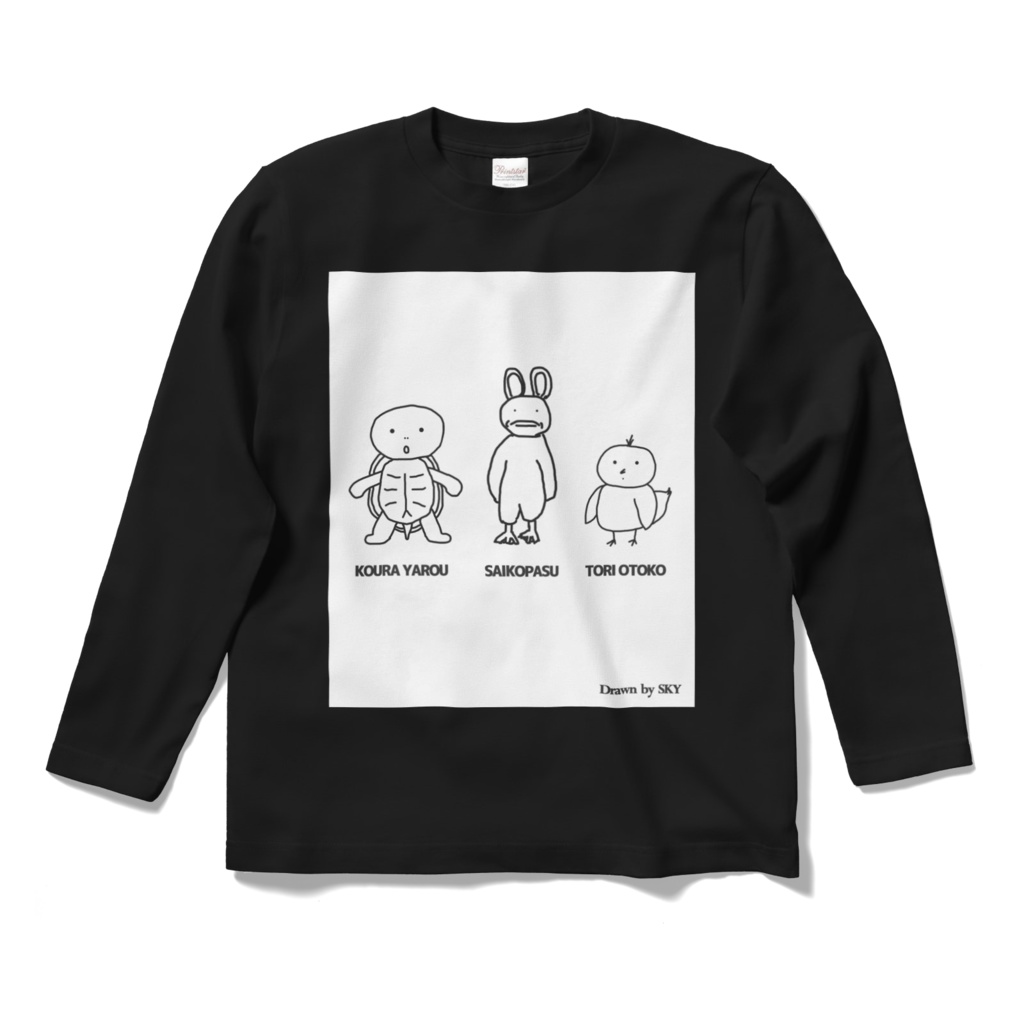 全員集合ロングスリーブTシャツ各色