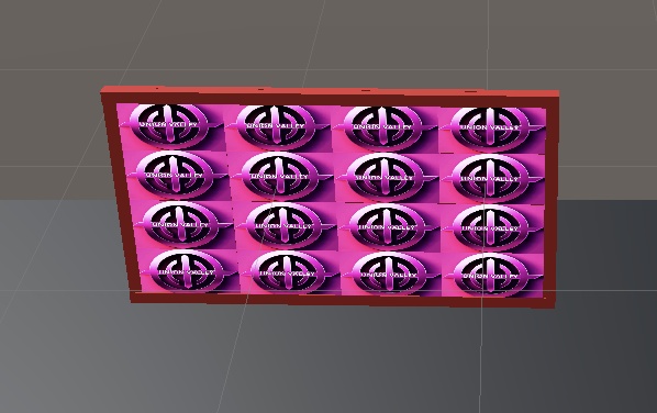 複数ポスタースクリーン: 一枚のスペースで16枚ポスター置けるやつ(仮)