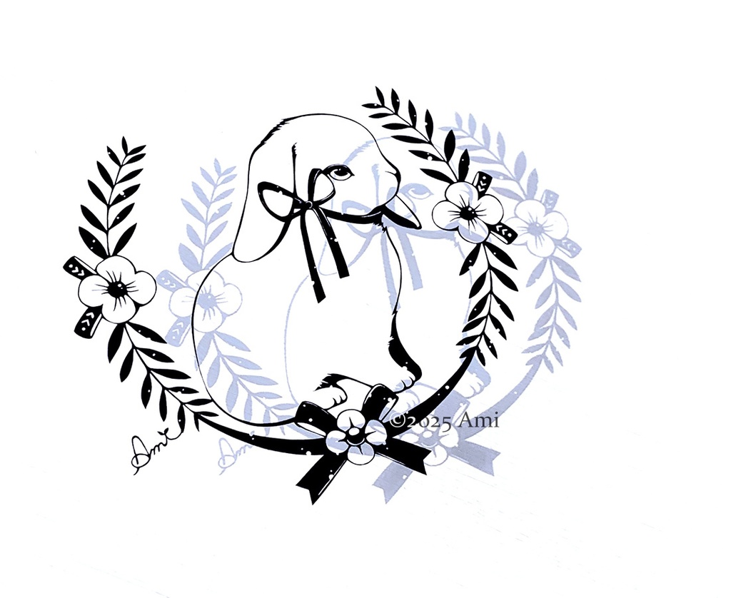 切り絵原画 / ふわり