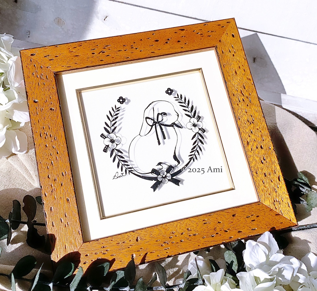 切り絵原画 / ふわり