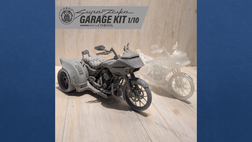 COBOO®︎ スーパートライク1/10モデルガレージキット Vol.01【3Dプリンタ用データ】