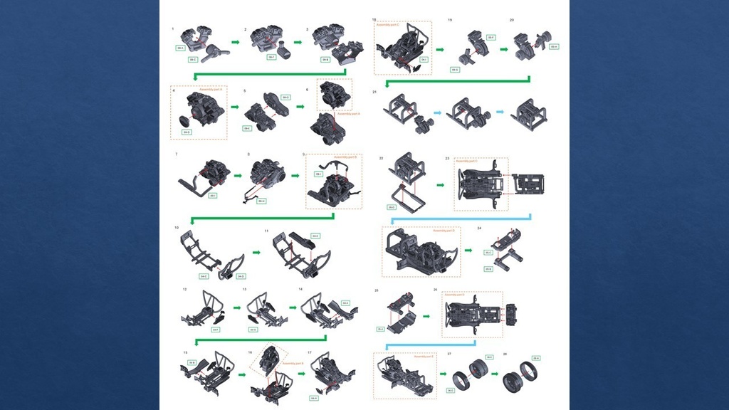 COBOO®︎ スーパートライク1/10モデルガレージキット Vol.01【3Dプリンタ用データ】