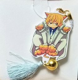 お手製プラキーホルダー(にゃんこ化)