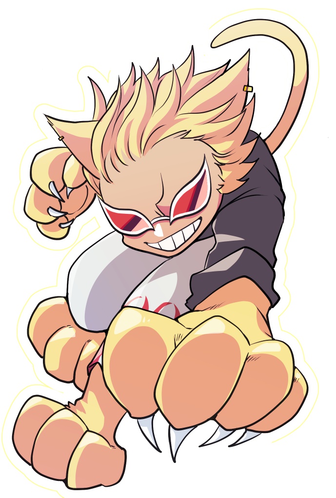 お手製プラキーホルダー(にゃんこ化)