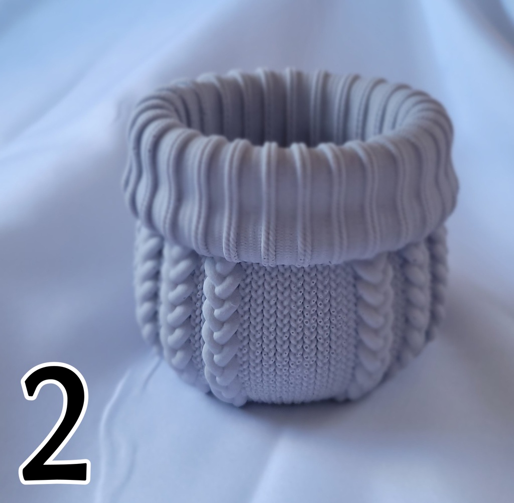 〖ジェスモナイト〗セーター柄小物入れ2※試作品