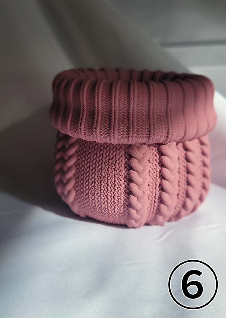 〖ジェスモナイト〗セーター柄小物入れ3※試作品