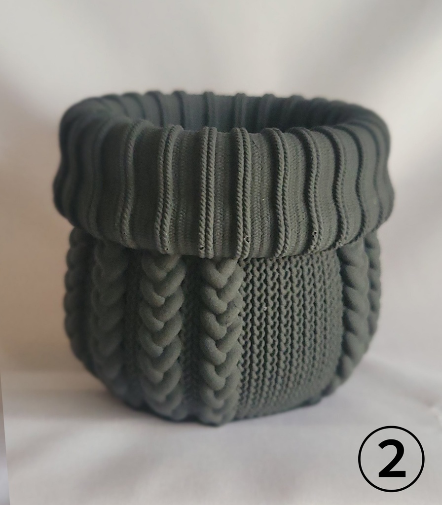 〖ジェスモナイト〗セーター柄小物入れ4※試作品