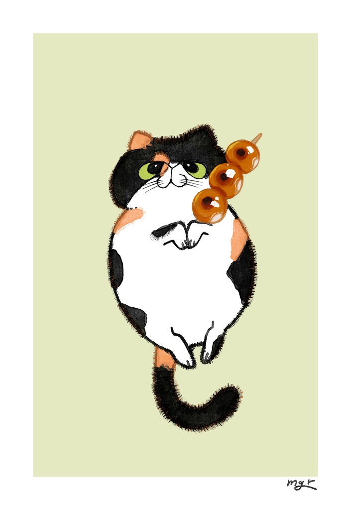 食べ物猫グッズ