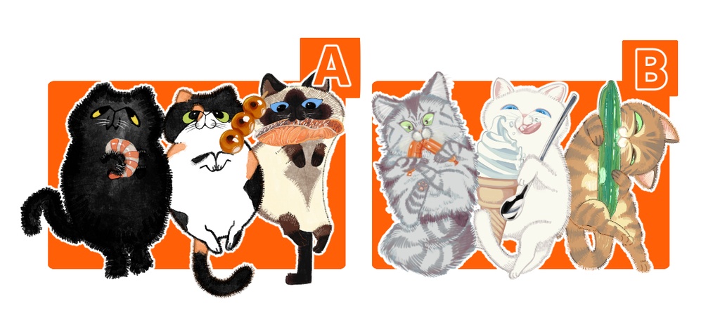 コミティア156猫グッズ/シールセット
