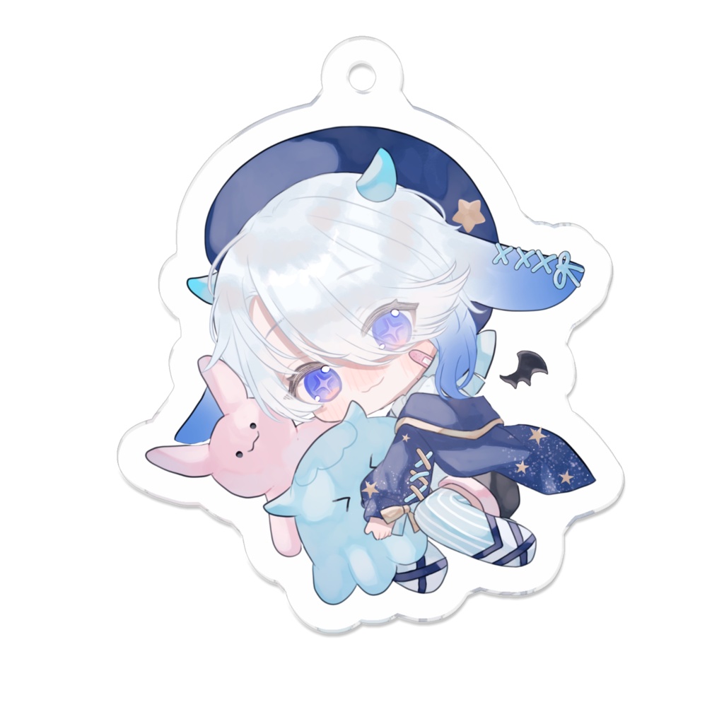 ゆらまよいミニキャラアクリルキーホルダー