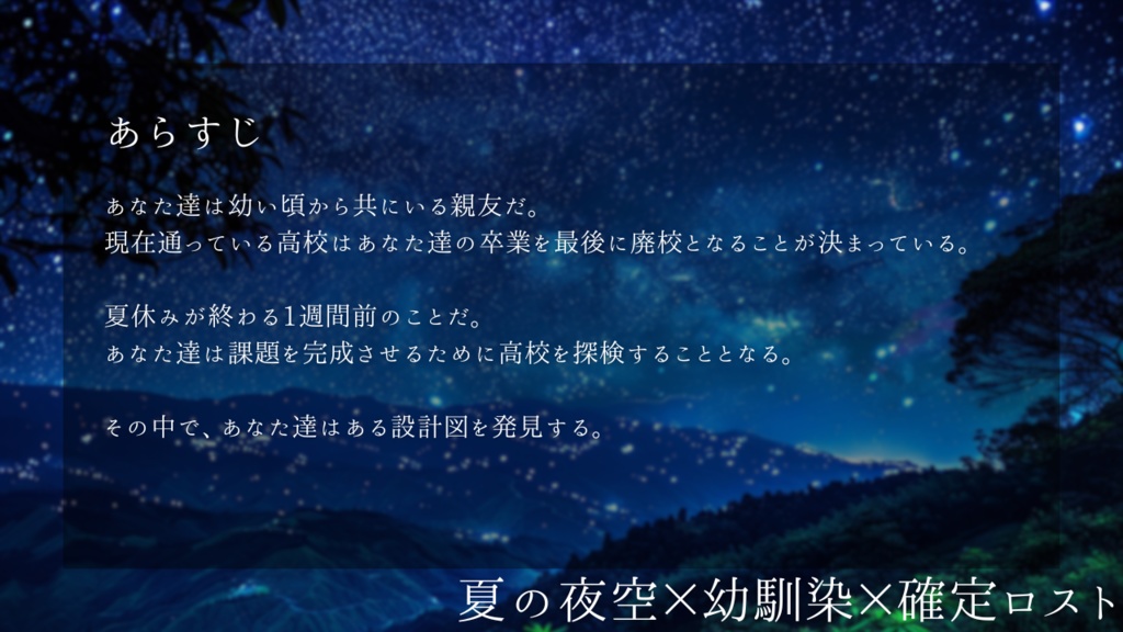 CoC第6版シナリオ【旱星の待つ】